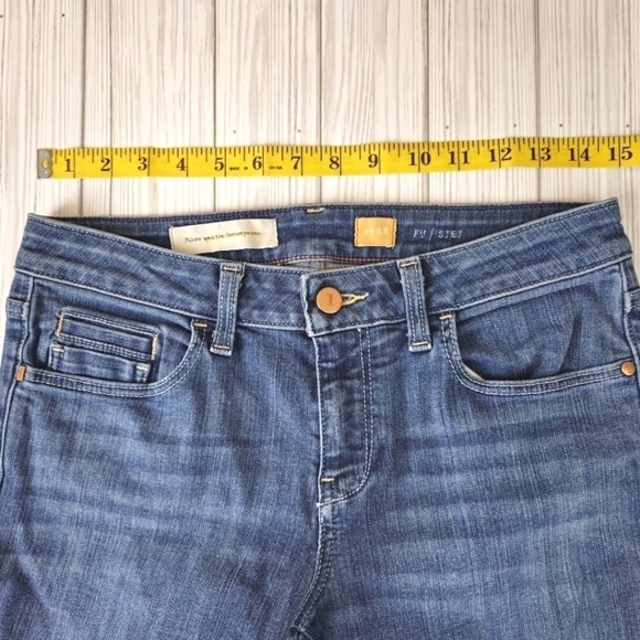 Anthropologie Pilcro Stet Slim Ankle Jean in Medium Wash Size 28 - Picture 13 of 14